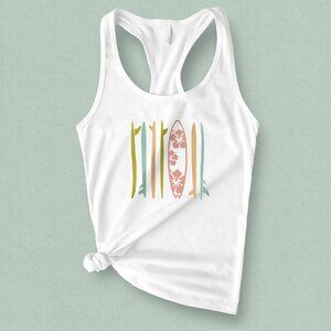Funky Surfboards Graphic Tank Top – Retro Surf Summer Tank